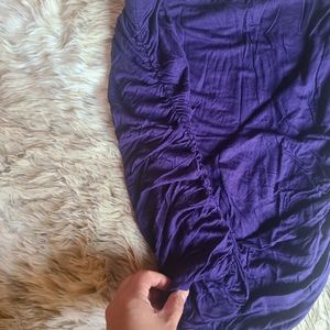 Azules blue mini skirt. Size Large.